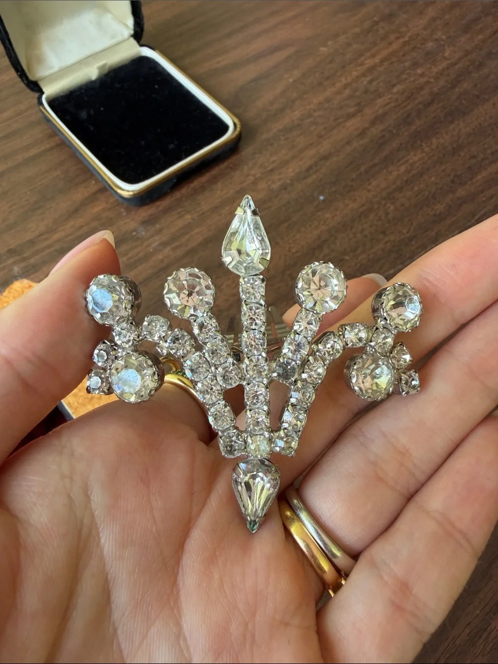 Vintage Crystal Bridal Hair Comb